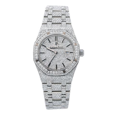audemars piguet silver diamond